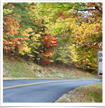 BRP MP 123 - Overlook Ahead Curve BRP MP 123 - Overlook Ahead Curve